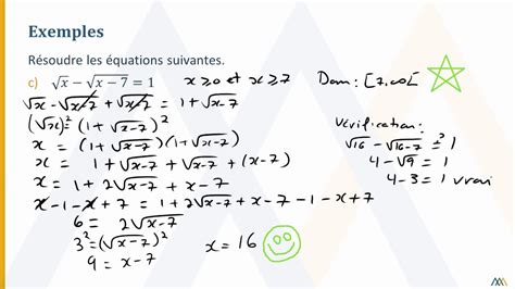 Résoudre Une équation Avec Des X Au Carré Résoudre une équation : x² + 9 =6x • x²=6x • identité remarquable •  Troisième seconde - YouTube